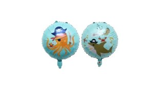 Balon foliowy okrągły Ośmiornica Rekin 18cali